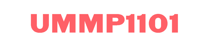 Welcome to UMMP1101